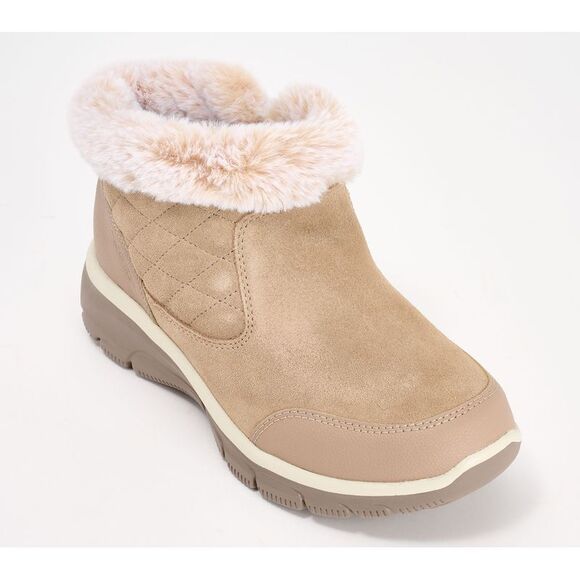Skechers Shoes - Skechers Women's Sz 6 Slip- ins Easy Going Water-Repellent Fur Brown A670129